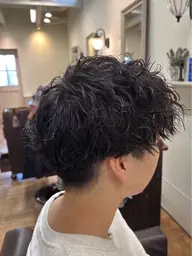 メンズカット＆ツイストパーマ