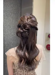 お呼ばれ・イベント hair set 🎀 .⋆𝜗𝜚
