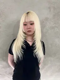 💖【ブリーチ2回必要な方!】ハイトーン➕レイヤーカット💖