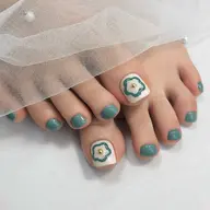 【foot】親指アート🤎(オフ込み)