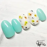 ⭐️【再来/他店フィルイン】⭐️TWINカラー4本デザインコーデネイル