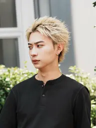 🔥垢抜け🔥メンズカット+ケアブリーチ+オンカラー+ケアトリートメント