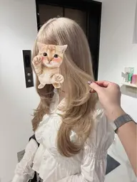トリプルカラー<ケアブリーチ2回>+トリートメント☘️