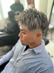 カット+デザインパーマ
