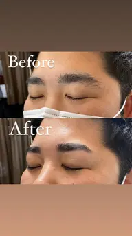 漢眉パーマ+眉WAX