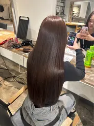 【☕️垢抜け☕️】ブリーチなし柔らかブラウンカラー➕艶トリートメント🤎✨️🤎