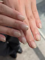 【オフあり】シンプルデザインネイル🍑.*・゚