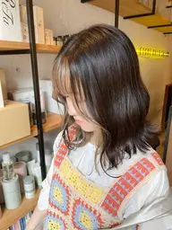 💗ご新規様限定💗人気デザイン💗 カット➕インナーカラー(ケアブリーチ)➕2stepトリートメント ¥12300