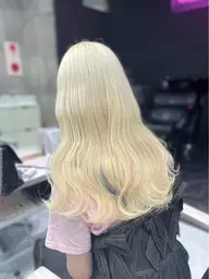 【💎ケアブリーチで艶々💎】ブリーチ2回（ケアブリーチ込）➕カラー➕1stpトリートメント
