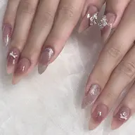 【8,400円▶︎7,900円】長さ出し10本➕持ち込み6本アート🩰🫧上限90分