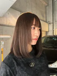 【顔周りカット・期間限定0円】顔周りレイヤーカット+クイックケアトリートメント さら艶でまとまるトリートメント付き❣️
