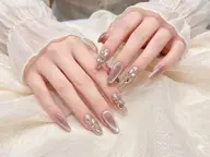 【アクリルスカルプ 長さだし】マグネット/ミラー/オーロラ/フラッシュ