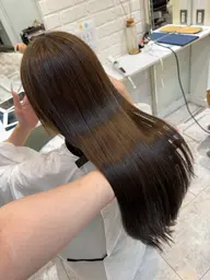 ダメージレスワンカラー‎🤍＋3STEPトリートメント