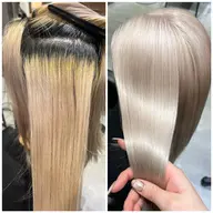 🧡髪質改善inトリプルカラー(ダメージ94%減ケアブリーチ)&トリートメント🍯