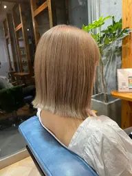 【人気🌈】ブリーチ＋透明感カラー