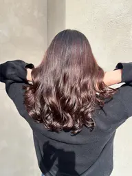 コテ巻き風デジタルパーマ