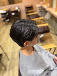 【練習モデル🚹】カット+パーマ 現金のみ‼️10代から40代限定特殊パーマ❌ ⚠️補足説明必読⚠️ メンズ大歓迎
