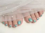 【オフ有】長持ち✨うるつやフットワンカラー💎パラジェル変更可