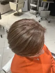 大人カット+頭皮に優しいオーガニック白髪染め🍃