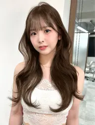 前髪顔周りカット♥