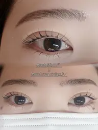 まつげパーマ上+眉wax