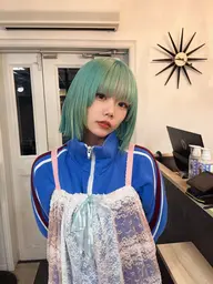 ⭐️韓国！生ブリーチと生カラー⭐️ケアブリーチ＋艶カラー＋高濃度ケラチントリートメント（シャンプーブロー込み）