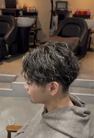 【メンズ限定】カット+パーマ+ハイライト+オンカラー💫