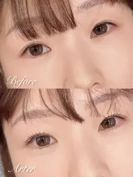 【平日限定🌷】まつ毛パーマ+美眉WAX (間引き+メイク仕上げ付き)