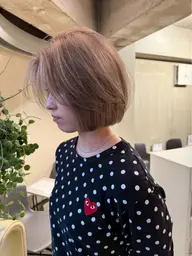 【𝐔24】ブリーチ(リタッチ可)➕カラー💛ྀི