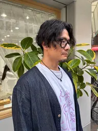 カット+ツイストスパイラルパーマ