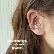 【沢山付けたい方に】耳つぼジュエリー👂🏻🎀💎4500円→4100円