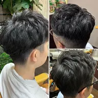 メンズカット+コテパーマ ✨パーマはかけたいけど、クルクルするのは嫌な方へオススメパーマ✨