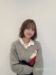 髪の分け目が気になる方にオススメ✨クロスパーマ