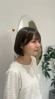 💎幼くなりすぎない大人かわいいボブカット