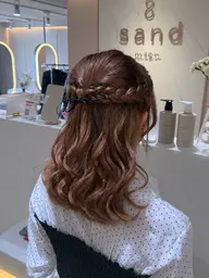 🎀🤍ヘアアレンジ+Aujua 3starトリートメント🤍🎀
