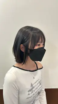 【U24 限定】カット＋marb🫧（ボブ​〜​ショート）🐈‍⬛