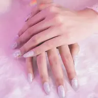 オフ込み❣️handスカルプロング(指先〜1.2cm以上❤️🔥)ワンカラー/ラメグラ《パラジェル/低刺激ジェル》