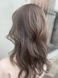 (全体)カラー+ブロー+ヘアマスク