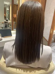 縮毛矯正+髪質補修トリートメント