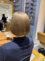 ダブルカラー〔ブリーチ有り〕+髪質改善トリートメント💫