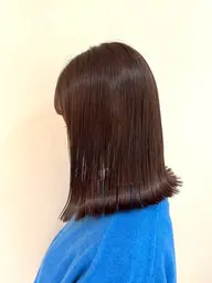 ワンメイクカラー+トリートメント 鎖骨までの長さ