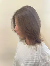 透明感!アディクシーカラー+似合わせカット💇🏼♀️¥8855