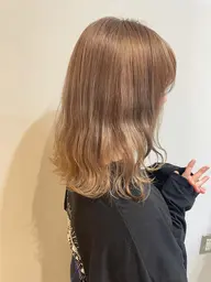 👒カット&ブリーチリタッチ&カラー