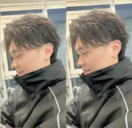 メンズカット+カラー+パーマ 【学生限定】 ミニモ学割