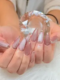 💅『長さ出し』1cm〜1.5cm ワンカラー🩵🩷 アート2本無料