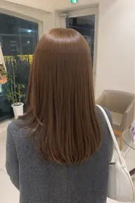 〖🤎ワンカラー〗透明感ベージュカラー+オージュア1stトリートメント💖💖