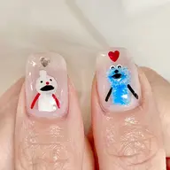 ︎💕︎︎痛ネイル2本+シンプルワンカラー ︎💕︎︎ オフ込み ︎💕︎︎【詳細ご確認ください】