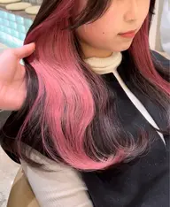 【雰囲気変えたい方🙌】インナーカラー👑+髪質改善トリートメント🫧