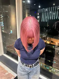 🎀期間限定🎀ブリーチ込みダブルカラー【ケアブリーチ1回＋カラー】➕髪質改善トリートメント