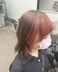 ミニモ学割❤️学生以外も🆗✨ケアブリーチ込みフェイスフレーミング+三種のtr⭐︎枝毛カット付✨韓国可愛いカラー❤️